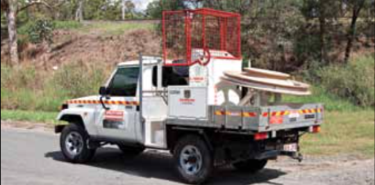 Landcruiser Mounted Cable Hauling Winch for hire
