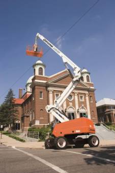 Snorkel 85RJ Rough Terrain Knuckle Boom for hire