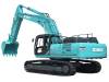 25 Tonne Kobelco Excavator w/ Mud Bucket & Log Grab