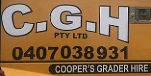 Coopers Grader Hire