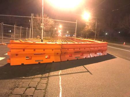 Crash Barrier for hire