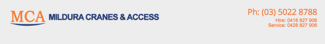 Mildura Cranes and Access Pty Ltd