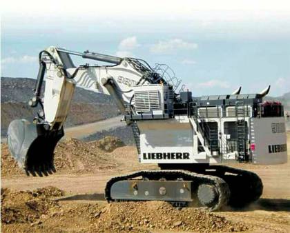 Liebherr 9800 Excavator for hire