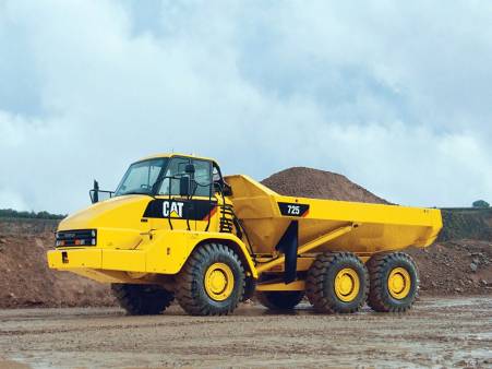 2009 Caterpillar 725 25 Tonne Dump Truck for hire