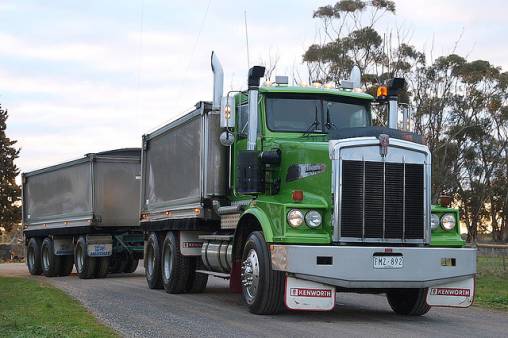 Tipper Truck and Dog Trailer Kenworth T650 for hire