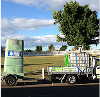 Trailer Mounted Portable Toilet for hire