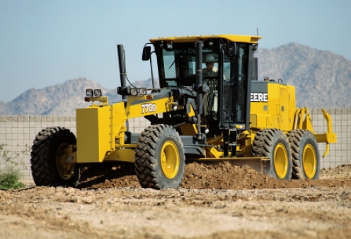 2012 John Deere 770D Grader for hire
